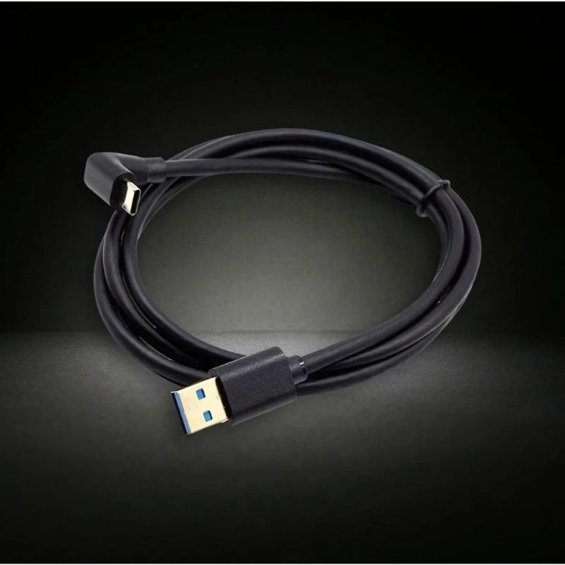 90 درجة USB C Cable USB إلى USB C الشحن السريع سلك 5 جيجابايت مزامنة للأجهزة المتعددة أجهزة الكمبيوتر المحمولة ملحقات الهاتف