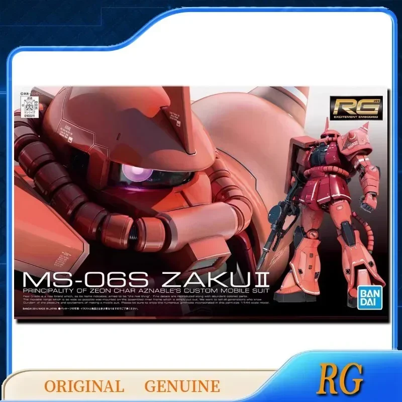 

Прямая доставка Bandai, оригинальная аниме GUNDAM модель RG MS-06S ZAKUII MS-06F ZAKUII, экшн-фигурка в сборе, игрушки для детей