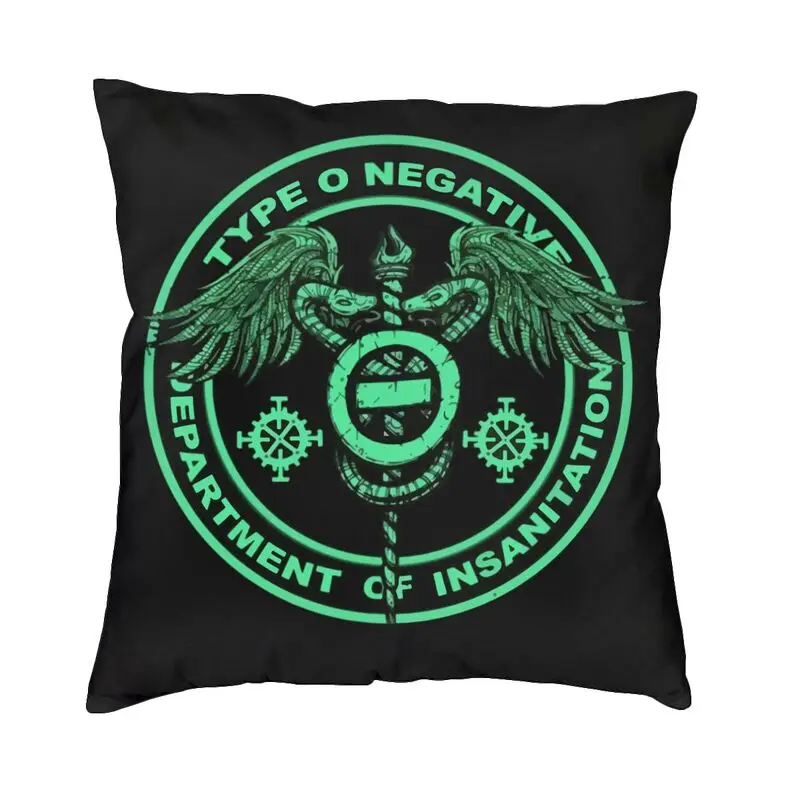 Heavy Metal Rock Band O Type Negative Cushion Cover Two Side 3D Print Throw Pillow Case Living Room Pillowcase Home Decorative