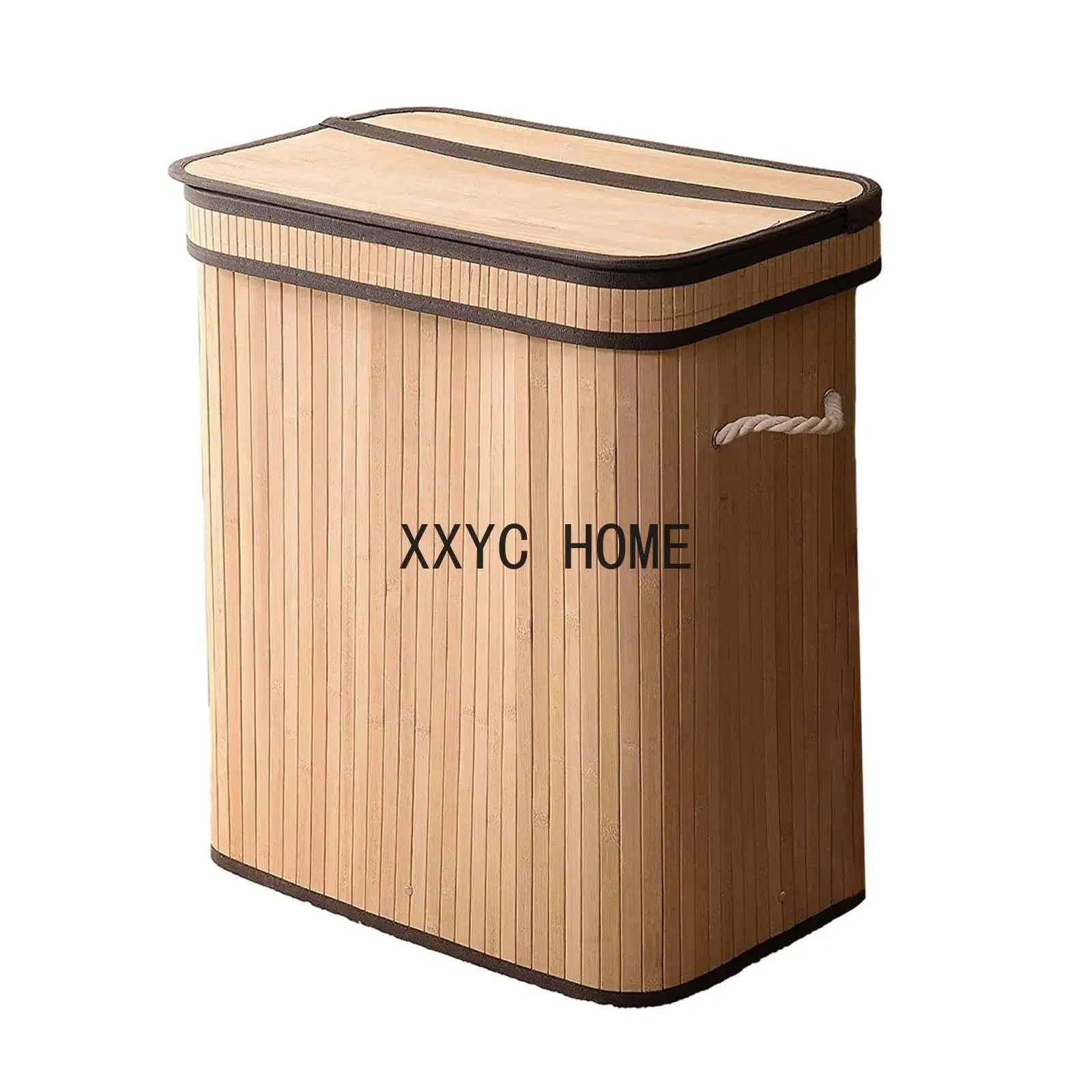 

Large Laundry Basket Waterproof with Handle Portable Tall with Lid Laundry Hamper for Living Room Bedroom Dorm Bathroom Nursery