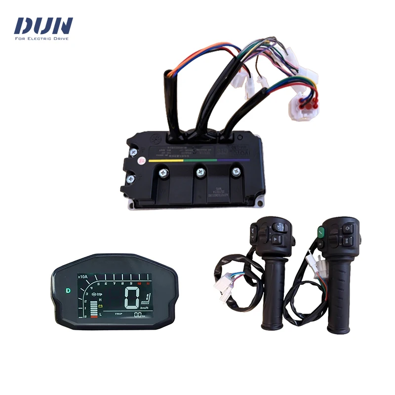 EM100/2 GTR VOTOL BOOST 150A Peak 450A 3000W Hall Brushless DC Motor Controller with DKD One-Line Display and T08 Throttle Kits