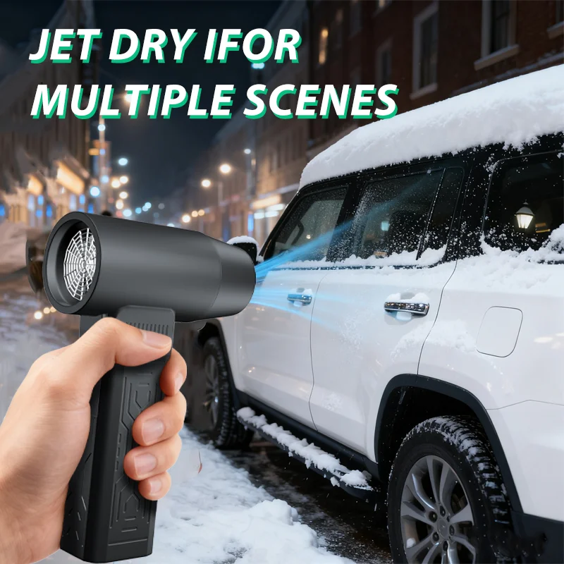 990000RPM Electric Turbo Fan Brushless Air Blower 10000mAh Motor High-Speed Violent Turbo Fan Rechargeable Powerful Dust Blower