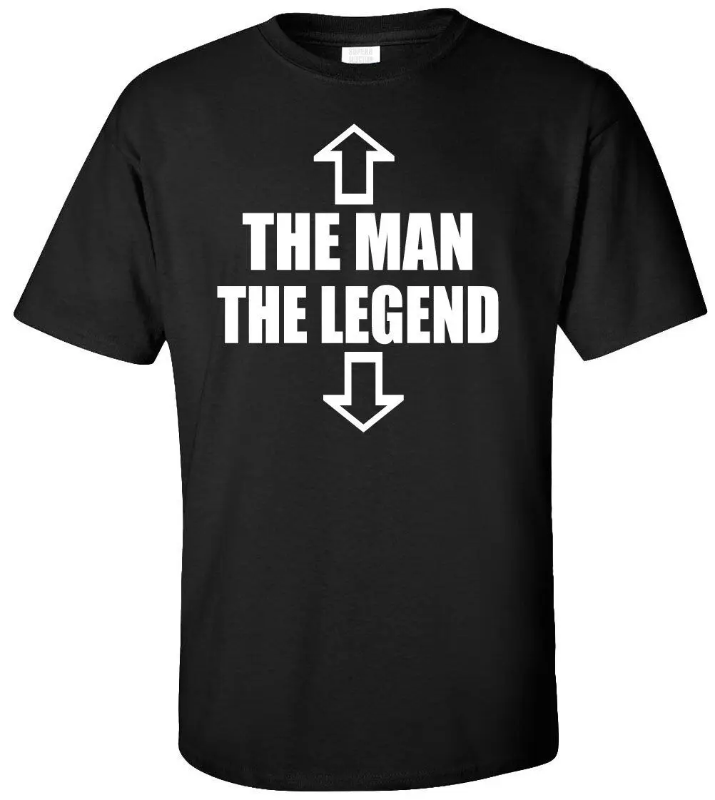 

The Man The Legend Adult T-Shirt - Funny Urban Humor Retro Birthday Holiday Gift