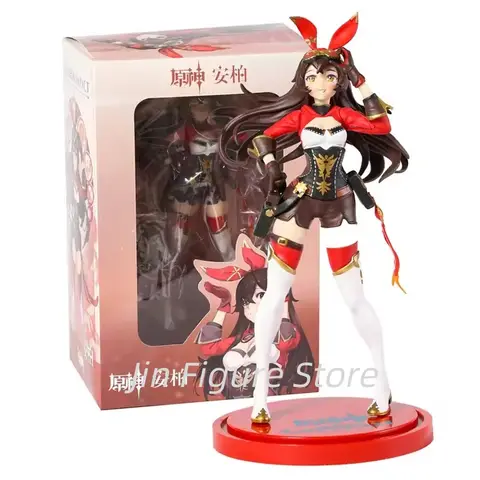 Genshin-Juego de impacto de 23cm, campeón volador periférico, Caballeros ámbar, adorno de caballeros de reconocimiento, modelo, figurita de juguete