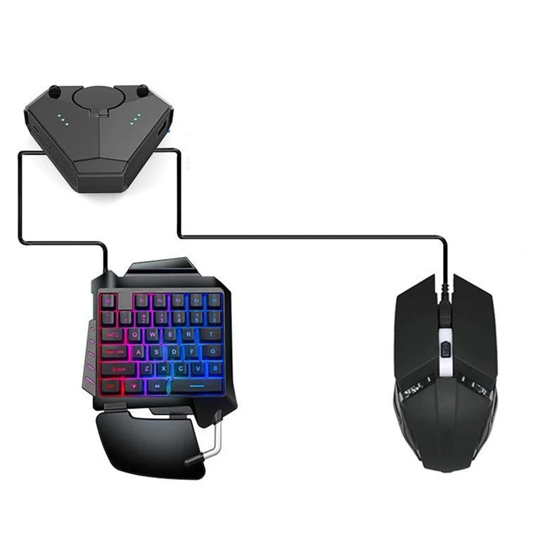 Imagem -03 - Controlador Móvel para Android Pubg Gamepad Mouse Teclado Gaming Conversor para Ios Ipad para pc