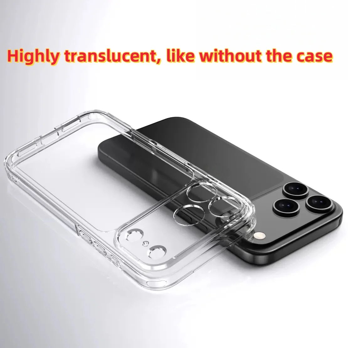 Transparente TPU-Handyhülle mit stoßfestem Schutz für iPhone 17 Pro Max/17 Pro/1 /Air/16/15/14/13/12/11 – transparent – Detail 15