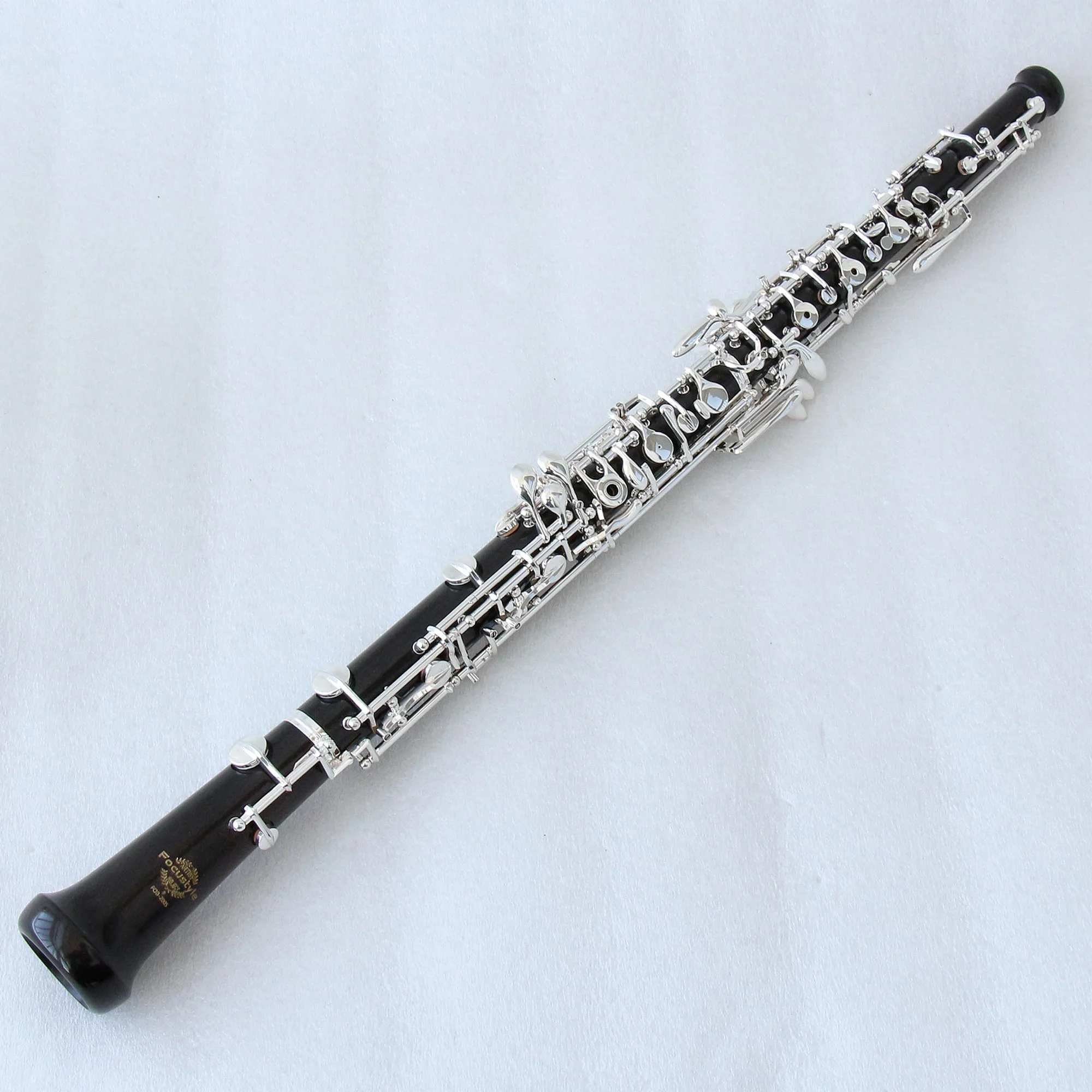 High Quality Musical Instrument C Tone Oboe With Ebony Body Sliver Plated Semi-automatic Oboe With 3rd Octave Key Wooden Box