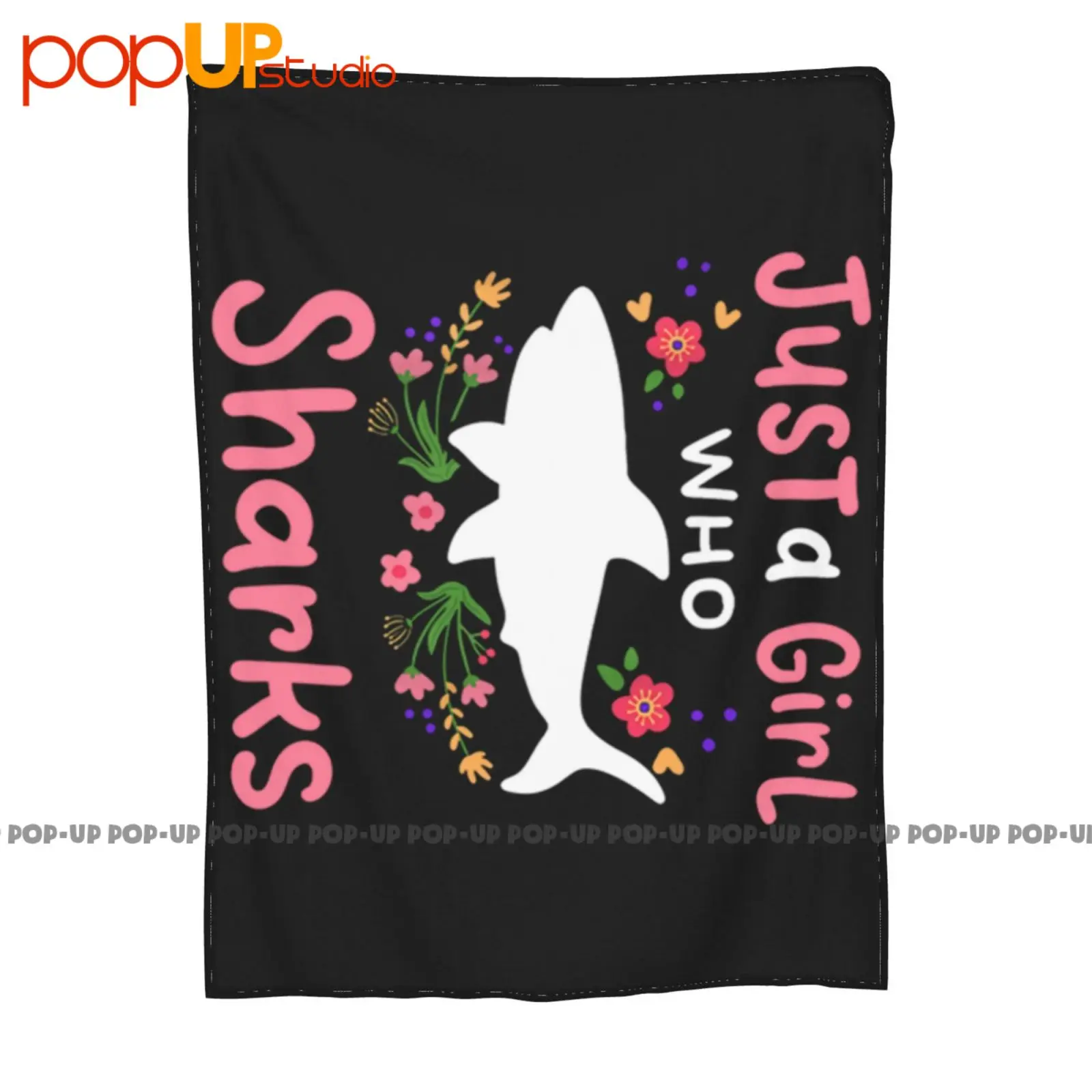 Shark Just A Girl Who Loves Sharks Gift For Shark Lovers Ultra-Soft Blanket Quilt Winter Sofa Cover Bed Covers