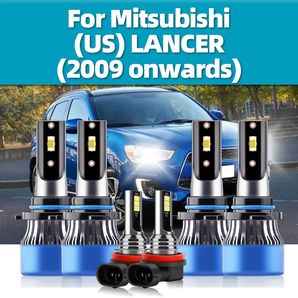 

15000LM 110W Led Car Headlight Bulbs Auto Fog Lamps 12V 3570 CSP For Mitsubishi (US) LANCER 2009 2010 2011 2012 2013 2014-2023