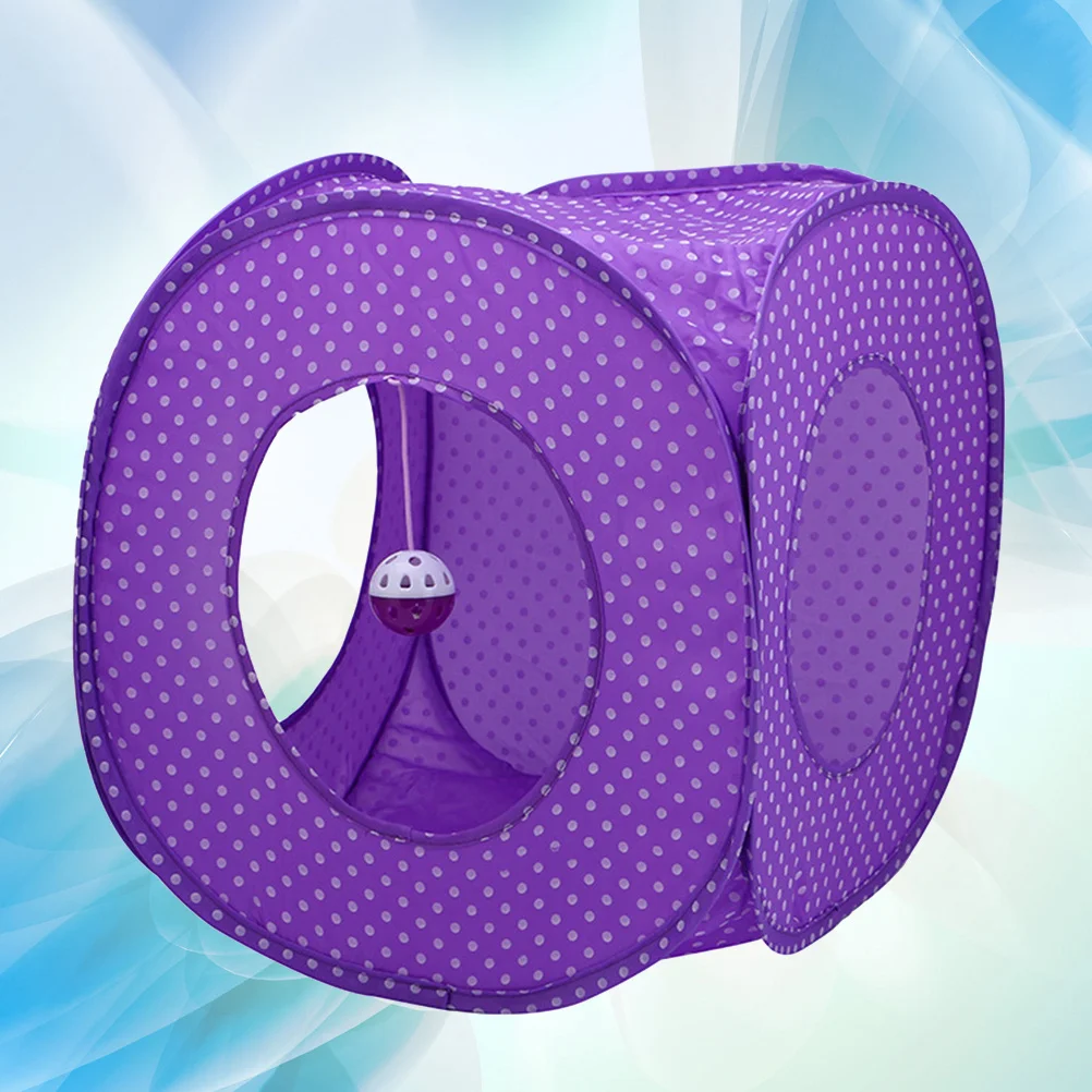 

Pet Cat Tunnel Foldable Kitten Tent Durable Play Tube For Small Pets Indoor Outdoor Activity Cat Tunnel Kitten Tent
