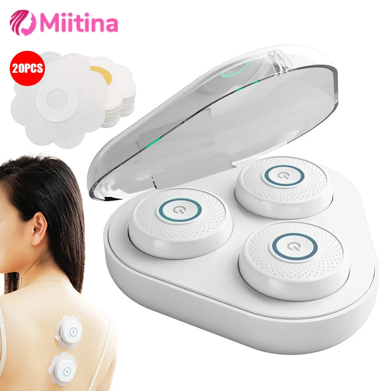 

50PCS Intelligent Moxibustion Device Smoke-free hot compress portable magnetic home moxibustion Pain Relief Health Care Gift