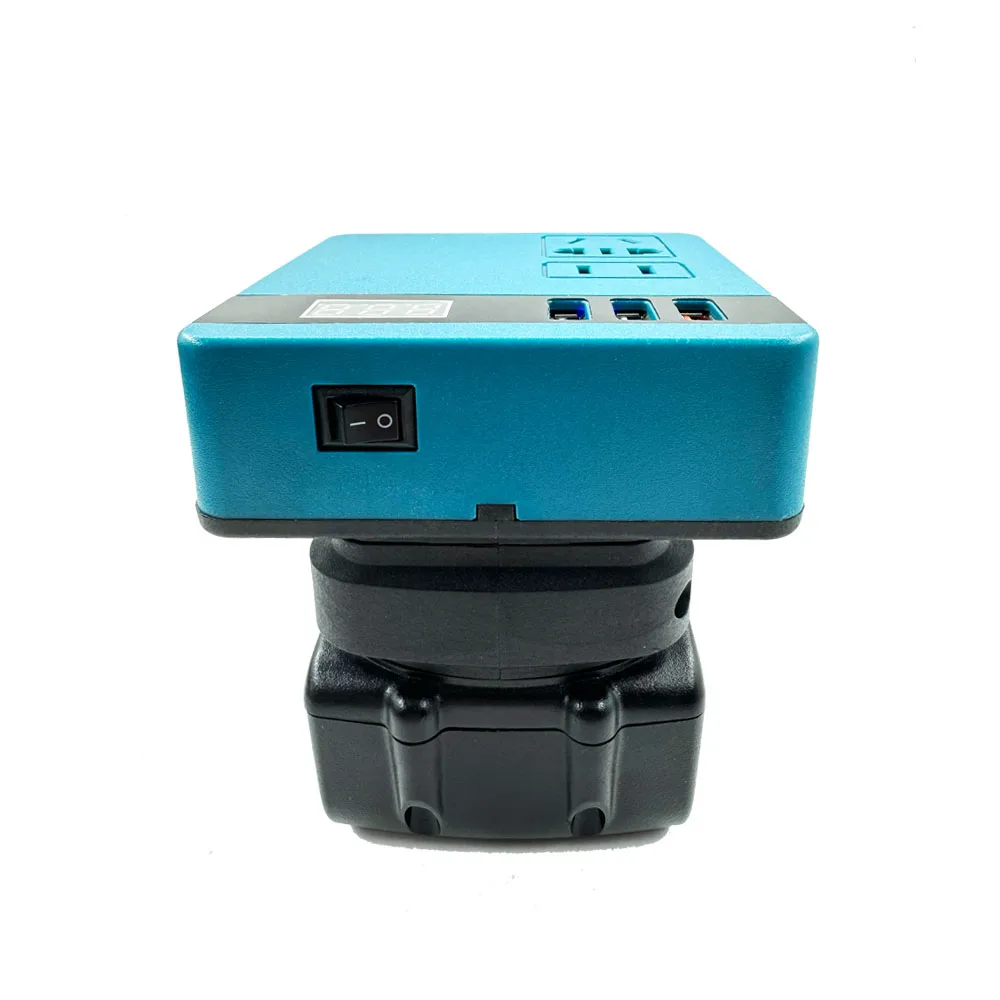 220V Multifunction Intelligent for Makita 18V Li-ion Battery Lithium Battery Inverter Outdoor Work Inverter with Current Display