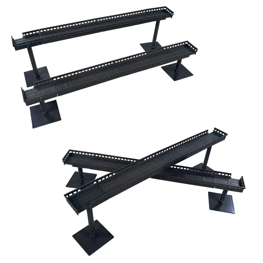Modelo de puente de ciudad, estructura de construcción de carreteras urbanas con escaleras, Kits de modelos de exhibición de escena de modelo de puente de carretera de calle de ciudad