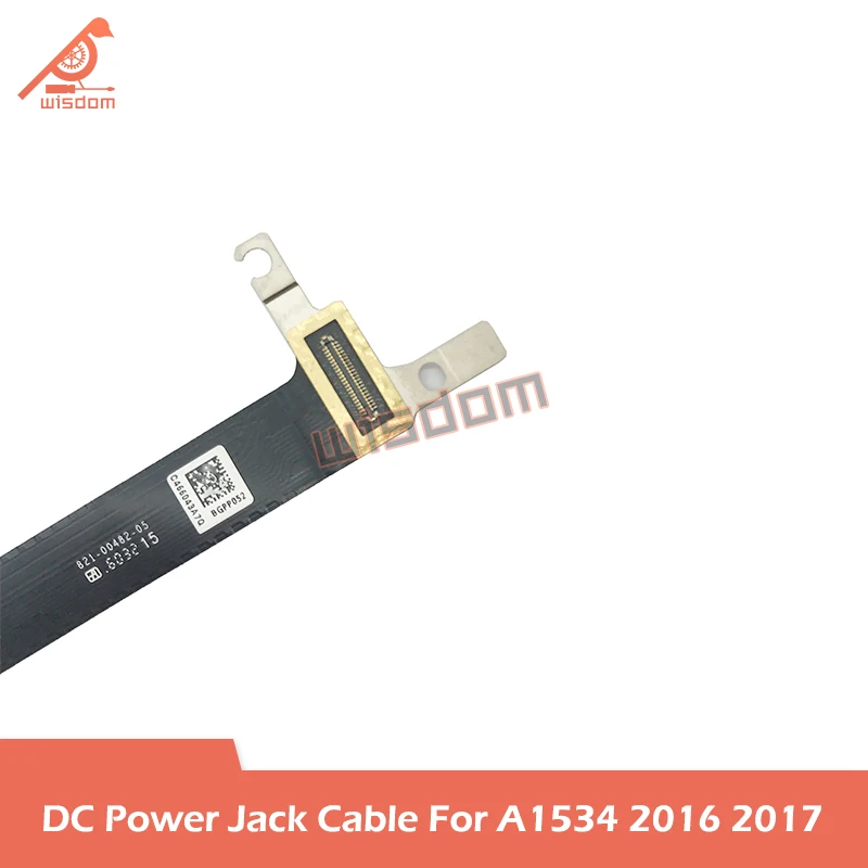 Cable de placa de alimentación para ordenador portátil, conector de entrada y salida para MacBook Retina de 12 ", A1534, 2016, 2017, EMC, 2991, 3099, A1534, 821-00482-A, 821-00828-A