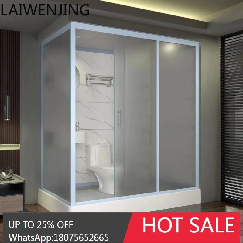 HLZ  Integrated Shower Room All-in-One Bathroom Dry-Wet Separation Glass Shower Enclosure