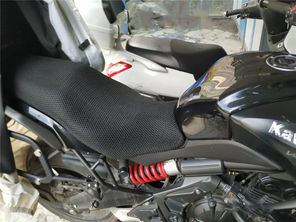Motorcycle VERSYS650 seat net sun protection heat insulation breathable Seat cushion net Cover For Kawasaki Versys 650 Versys650