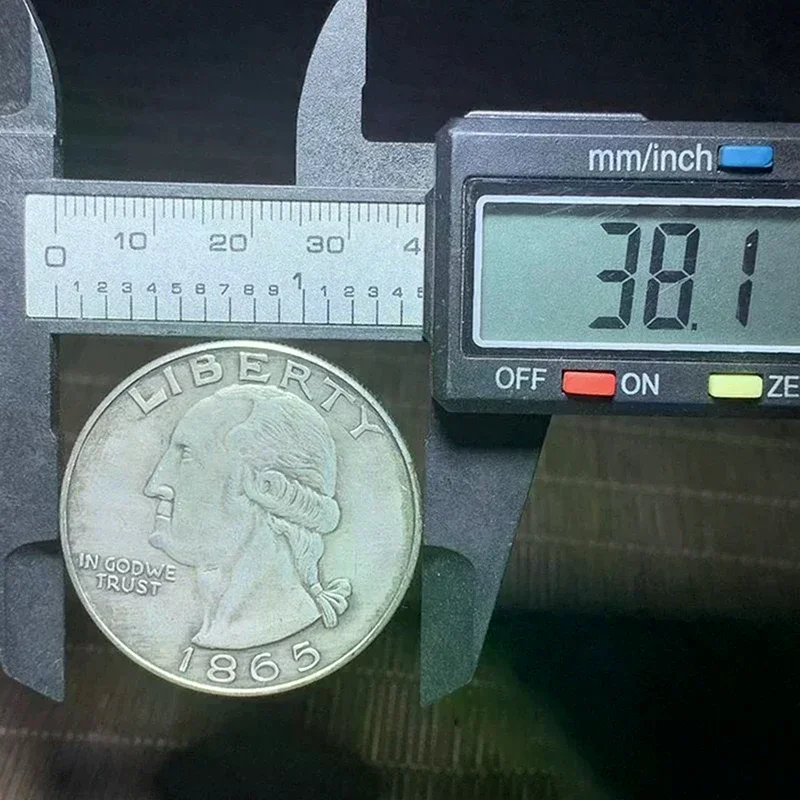 Moneda de Plata Original Morgan de EE. UU. de 1865, Medalla Águila de la Libertad, Copia de Monedas de Álbum, Monedas Coleccionables, Monedas de Desafío, Regalos de Navidad