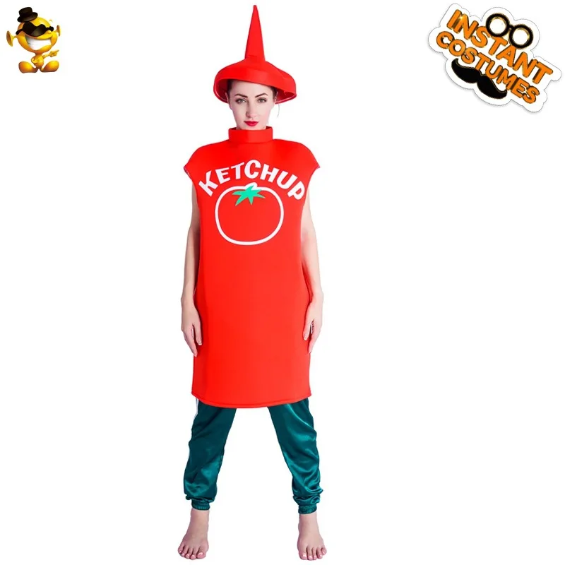 

Костюмы для взрослых мужчин и женщин на Хэллоуин: забавные маскарадные наряды, костюмы для косплея, сценические костюмы в стиле горчичного соуса/пасты