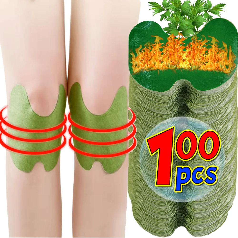 

Knee Patches Arthritis Joint Wormwood Stickers Sport Relief Knee Pads Fever Acupuncture Patch Long-lasting Warm Knee Health Care