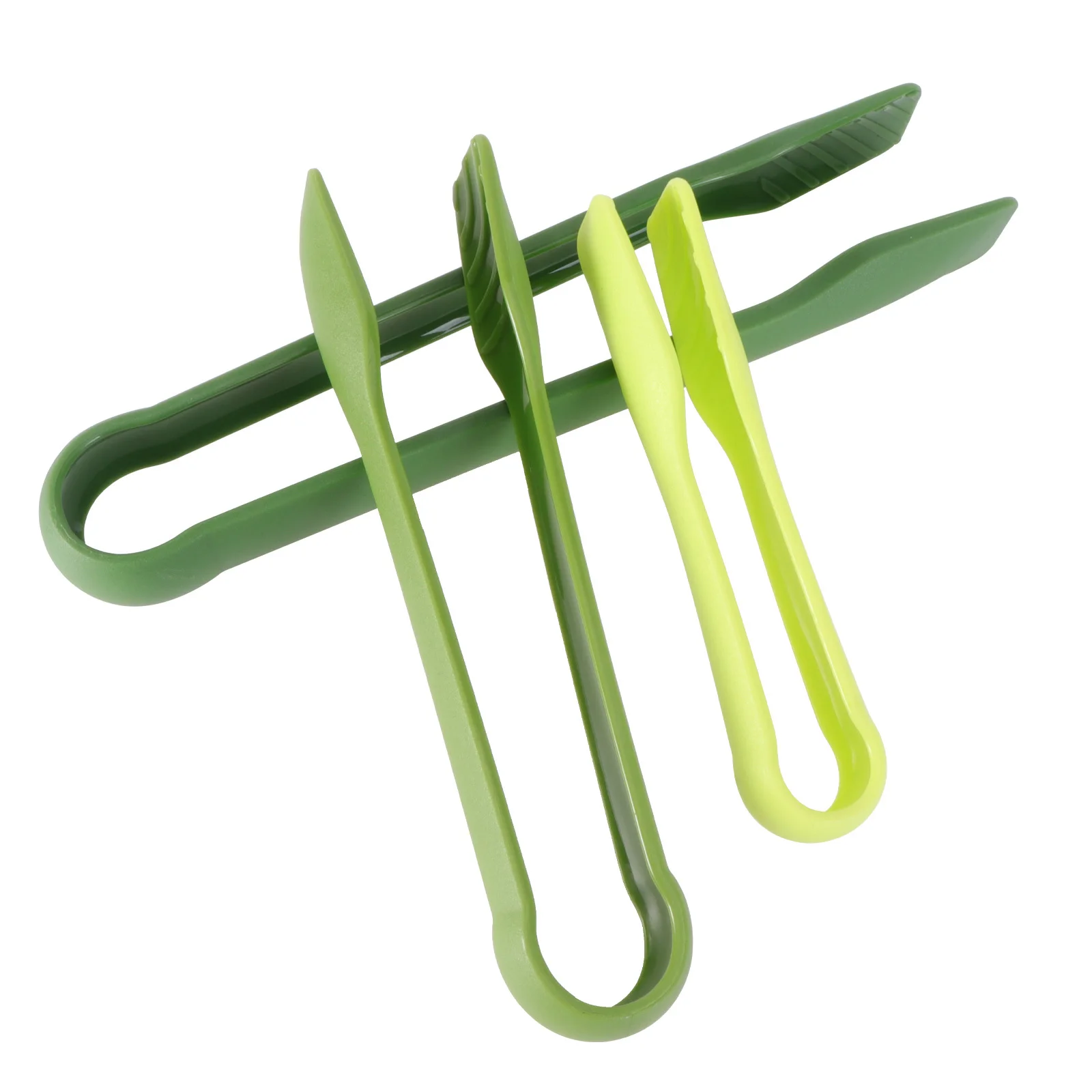 

3 pcs Food Tongs Set Premium Pp Plastic Shatter-Resistant Serving Tongs For Bread Cake Salad Buffet Catering Wedding Party Use