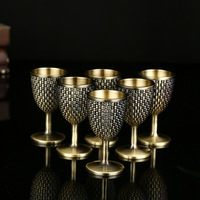 Vintage Wine Glass Drinking Liquor Tumbler Cup Mug Portable Water Beer Cup Champagne Glass For Party Bar Home Accessories