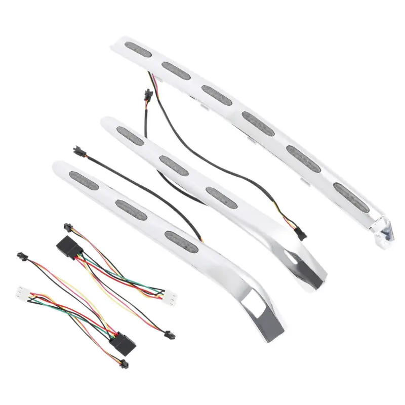 Hinten Stamm oder Satteltaschen Trim Abdeckung LED Lichter Für Honda Goldwing GL1800 2001-2011 2010 2009 2008 2007, Motorrad Zubehör
