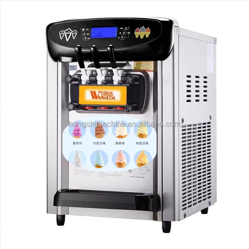 

Коммерческая машина для производства твердого мороженого из нержавеющей стали, машина для мягкого мороженого, машина для мороженого с 3 вкусами