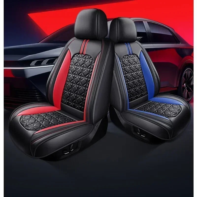 Full Coverage Artificial Leather Universal Car Seat Cover for Mercedes W204 W205 W203 Renault Captur Opel Astra Car Accessories