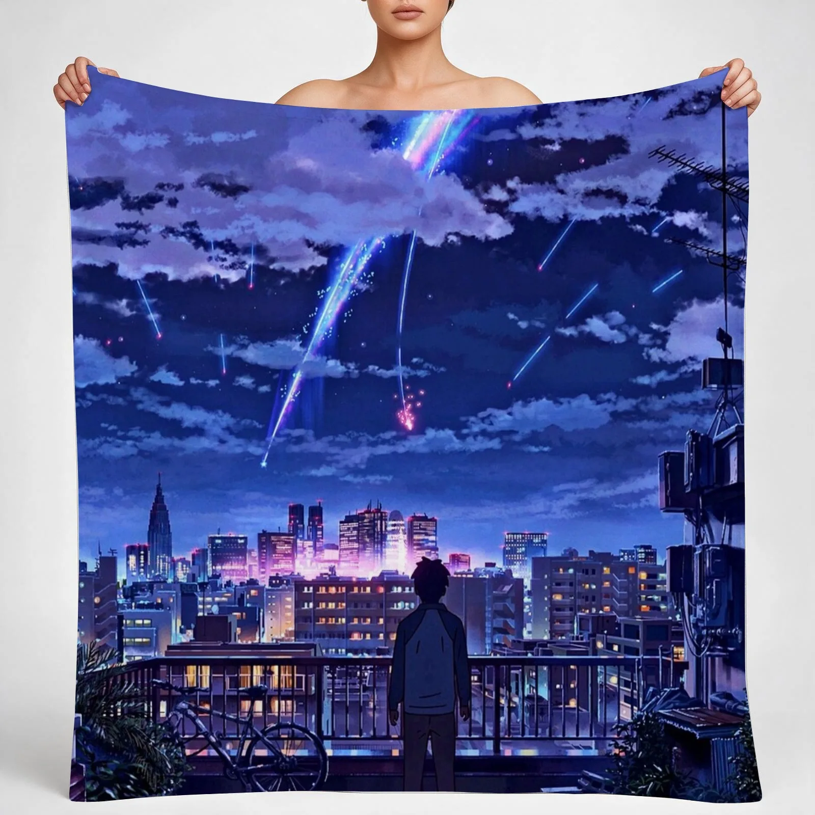 A Familiar Feeling Throw Blanket couch cozy soft plush fuzzy picnic outdoor blanket
