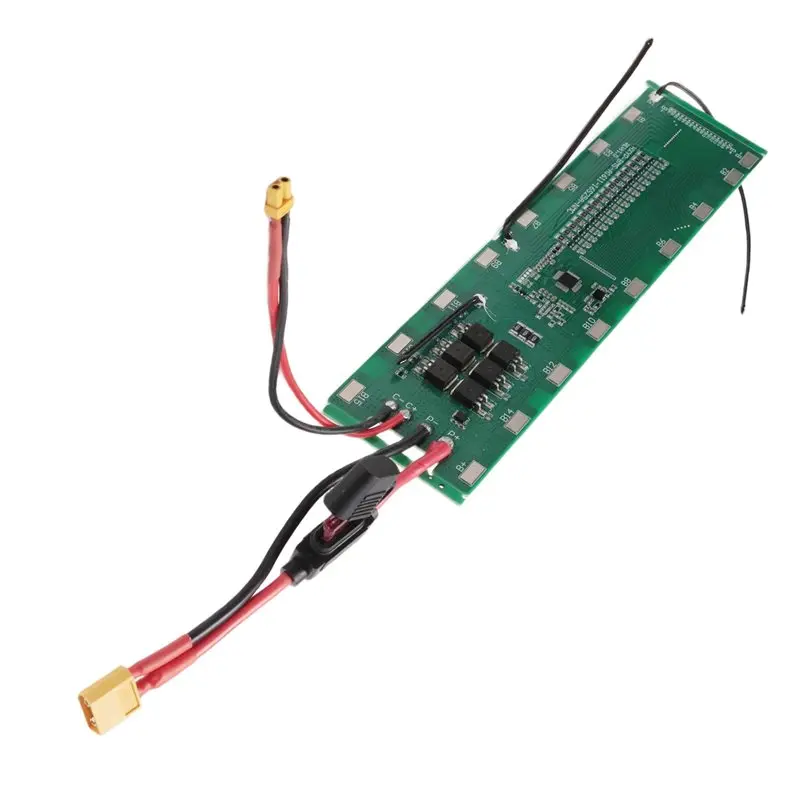 2X For BMS 16S 60V 25A Lmo Ternary Li- Lithium 18650 Battery Charge Protection Board With Balance&Temperature Control-Y41A
