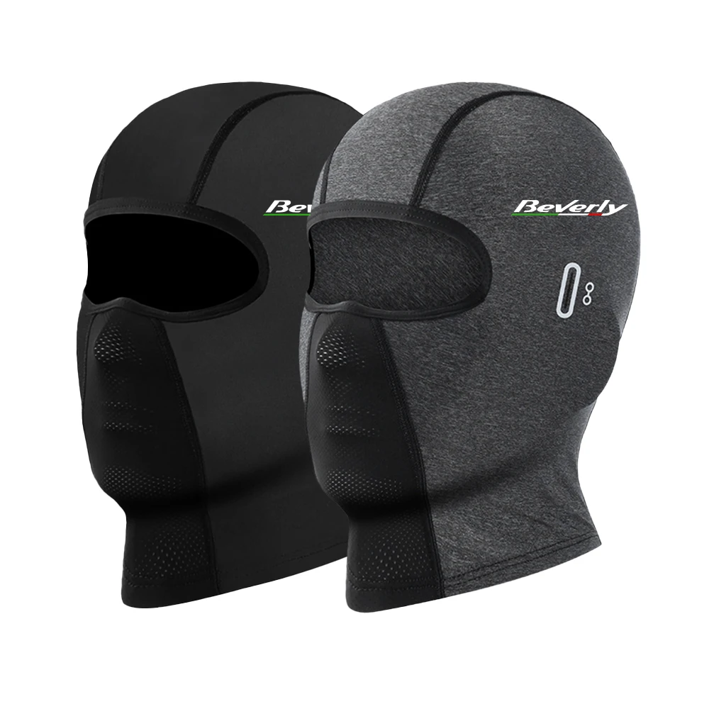 For Piaggio Beverly 125 200 300 400 500 S Scooter Motorcycle Balaclava Winter Summer Sun Protection Cycling Cap Sports Hat