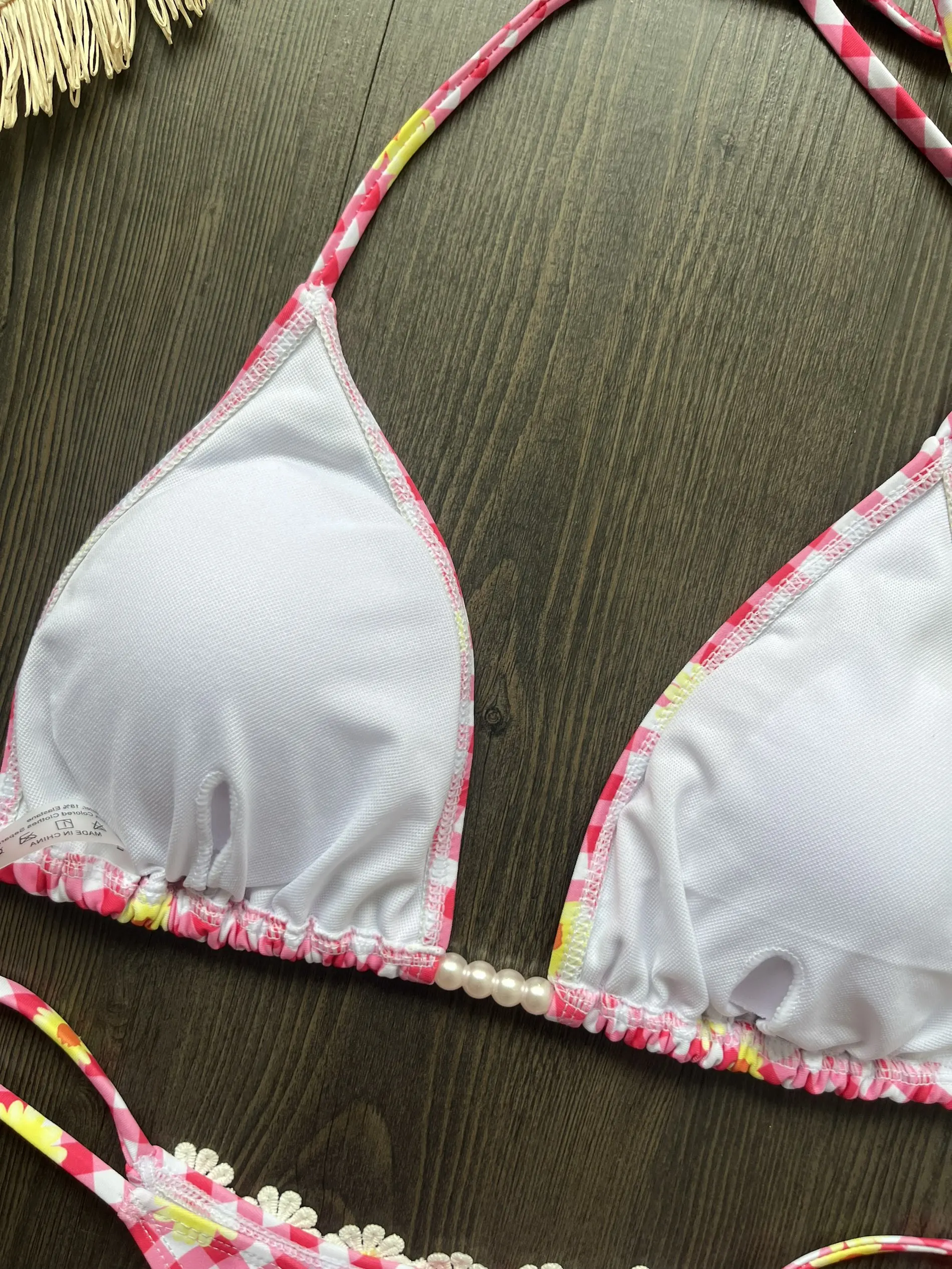 مايكرو البيكينيات 2025 مثير النساء ملابس السباحة الإناث ثونغ مجموعة البكيني Biquini ثوب السباحة طباعة مايوهات بحر