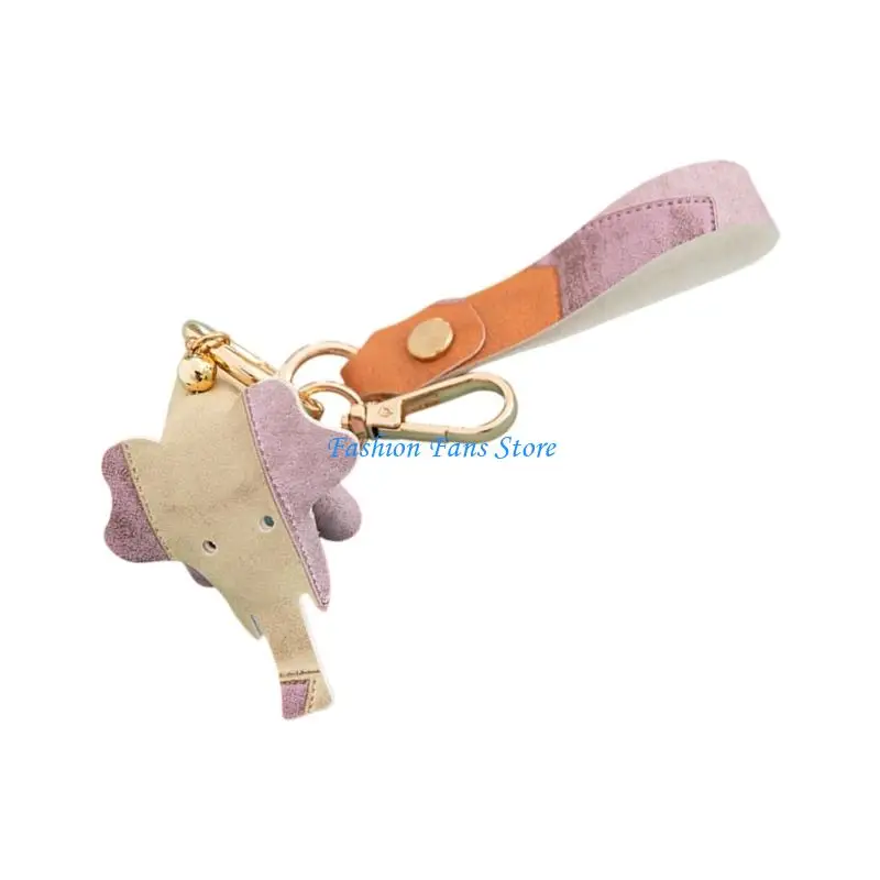 أنيقة الفيل مفتاح حامل بو الجلود المفاتيح قلادة للنساء سيدة العصرية حقيبة الديكور العملي هدية الحاضر #3