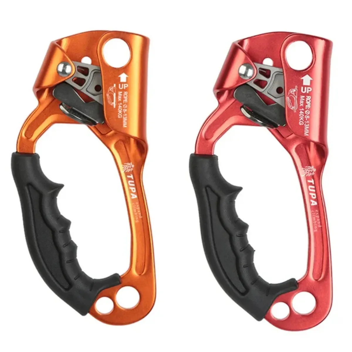 المهنية اليد اليسرى واليمنى تسلق حبل أدوات في الهواء الطلق تسلق الصخور SRT اليد الصاعد جهاز تسلق الجبال مقبض الصاعد