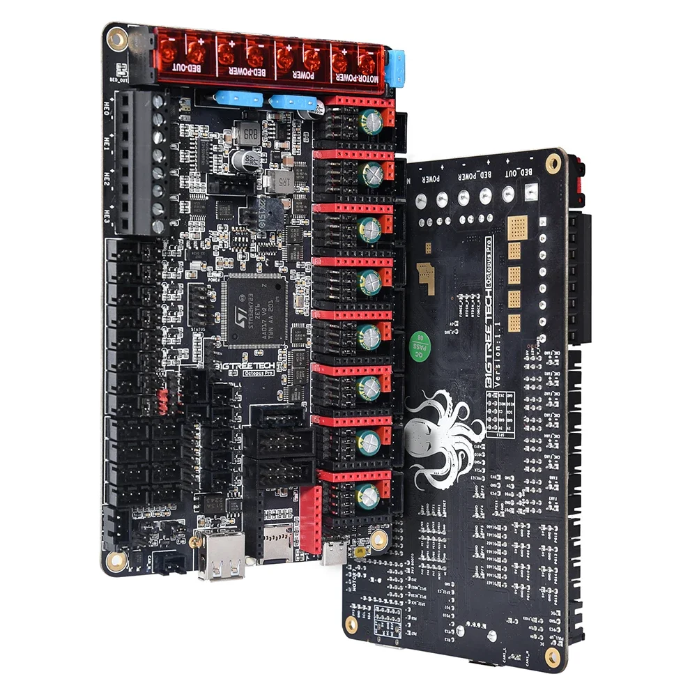 Imagem -04 - Bigtreetech-placa-mãe para Impressora 3d Btt Octopus Pro V1.1 Placa de Controle H723 Atualização de 32 Bits Ender v2 para Cr10