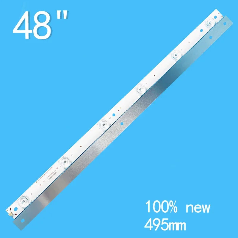 1SET=11PCS (10A+1B) 495MM for 48-inch LCD TV MS48D06A-ZC14FG-05 MS48D06B-ZC14FG-05 303ms480033 303MS480031 KL48PH305U