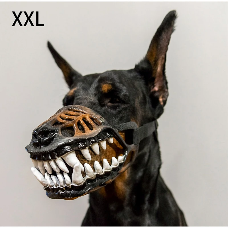 Hundemaulkorb-Maske Halloween Cosplay Haustier-Mundschutz Lustiger Kreativer Tier-Mundschutz Dekoratives Accessoire für Kleine, Mittlere und Große Hunde – Detail 20