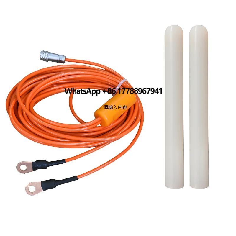 

PQWT Water Detector Cable 10 Meters Copper Electrode Rods LCD Screen Sensor Accessories