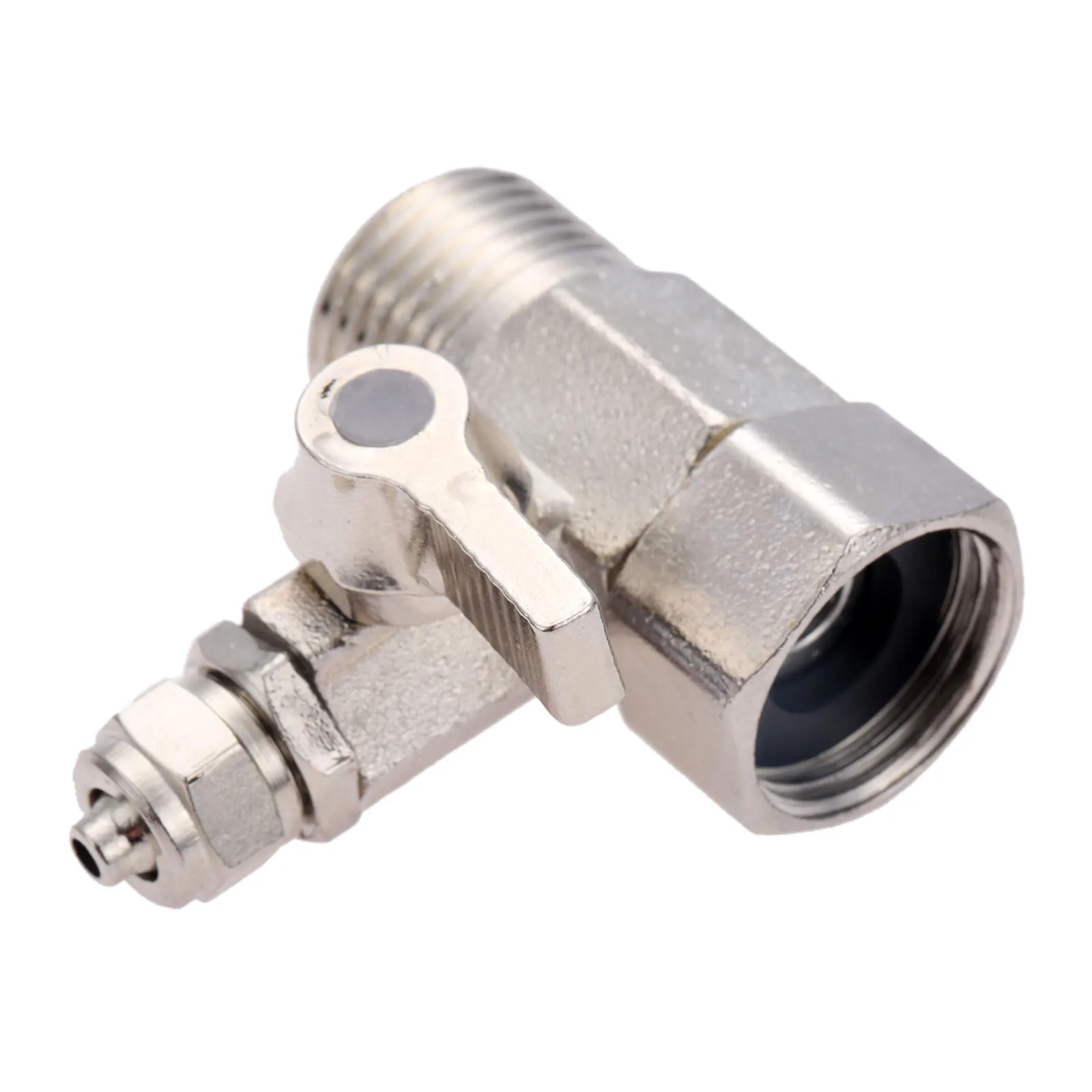 Filtro de agua para grifo de 1/2 a 1/4 pulgadas, válvula de bola, conector en T, adaptador de agua de alimentación RO para sistema de ósmosis inversa