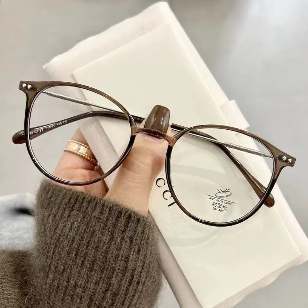 【-50 bis -300】 Modische Damen-Myopiebrille mit Grad, Anti-Strahlung, Anti-Blaulicht, Computerbrille mit Qualität – Detail 2