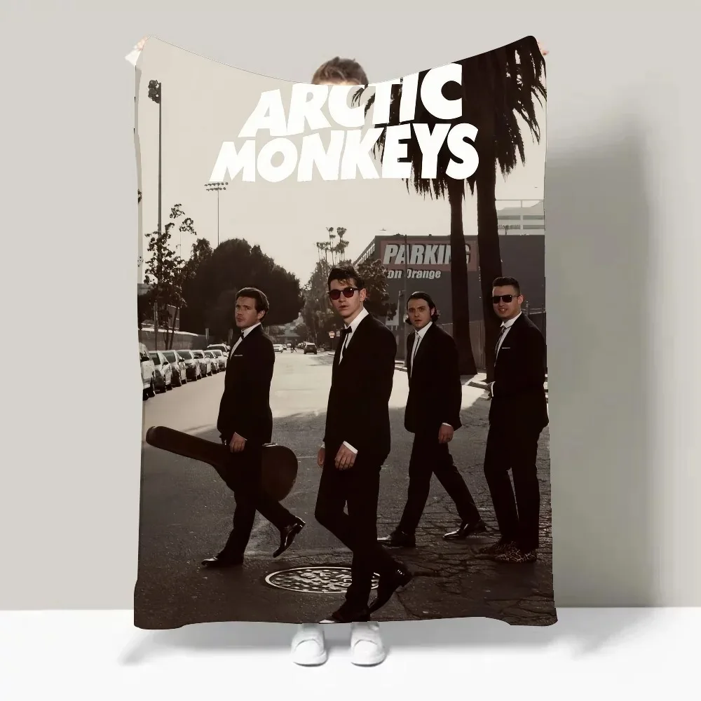 Singer A-Arctic M-Monkeys AM Album Blanket Design Lightweight  For Dorms, Naps, Living Room, Office,Sofa