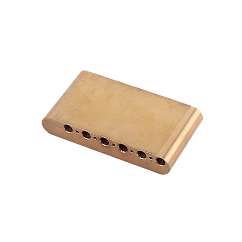 74Mm Brass Tremolo Block Guitar Bridge Parts For Stratocaster Electric Guitar Block Sustain Bridge