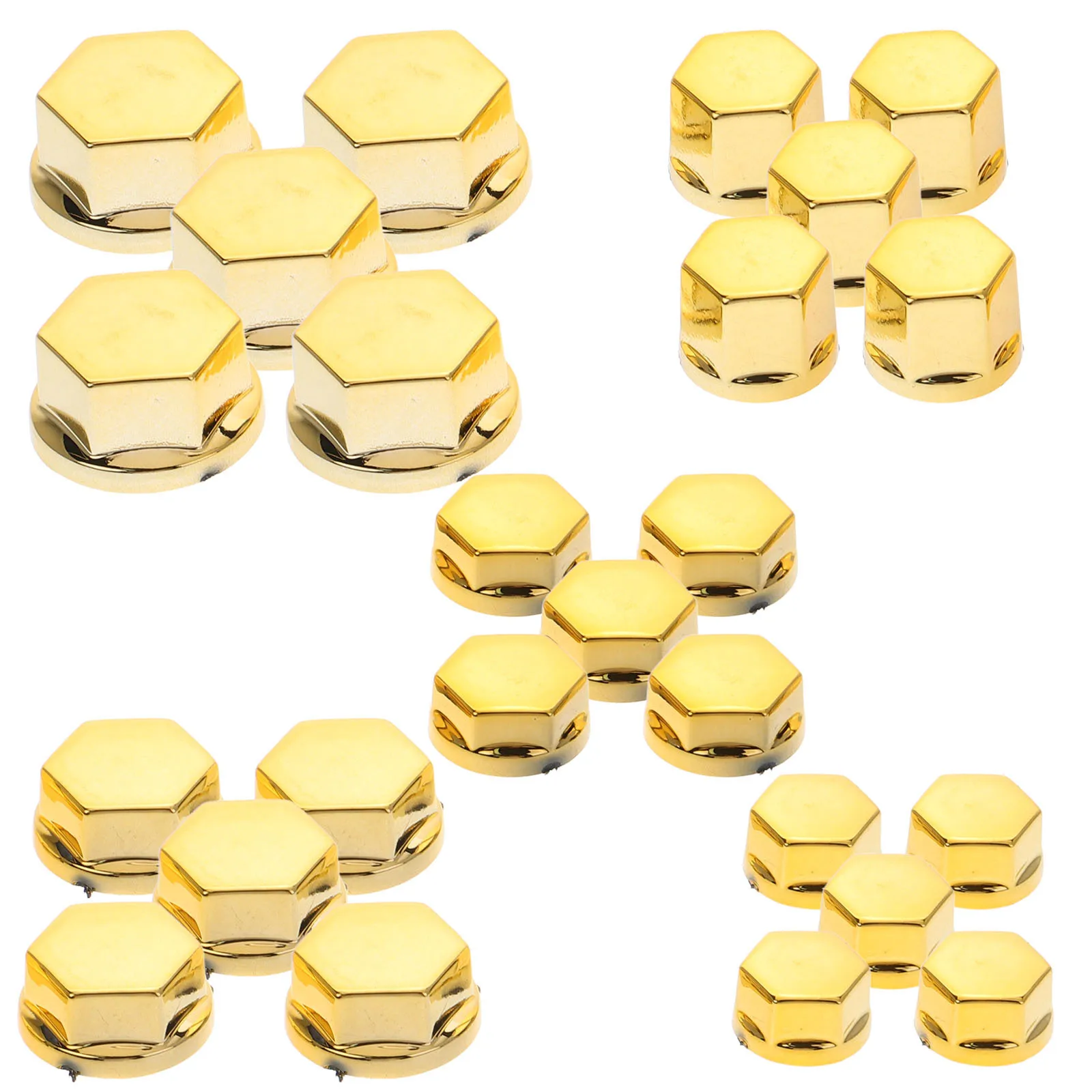 

30Pcs Motorcycle Engine Bolt Head Covers Stylish Toppers Easy Match Various Sizes Durable Protection Racing Modification