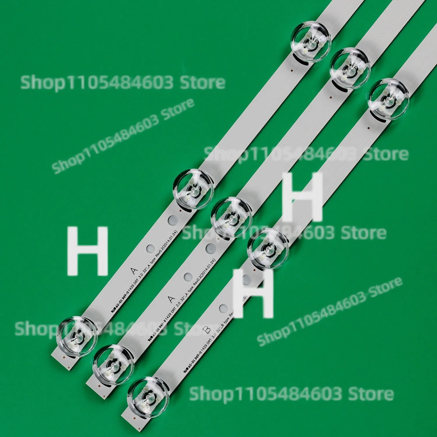 Kit KRDG/3 tiras LED para TV LG CEM-3-S94V-0 32LF550B 32LF510B 32LF585B 32LF595B