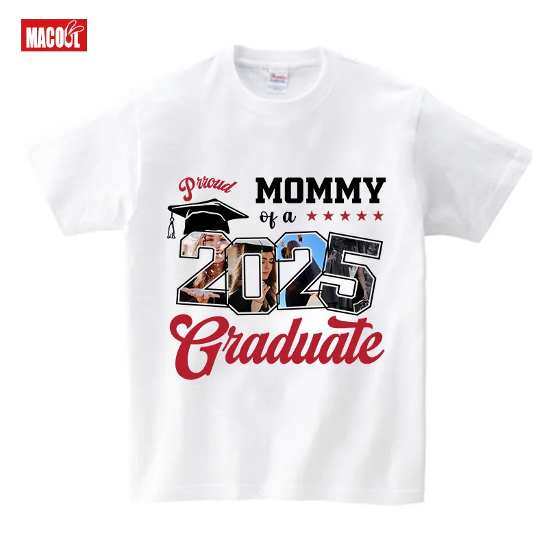 Class of 2025 Shirt Family Personalized PHOTO Graduation Class of 2025 Graduation Family Shirts Proud Family Graduate Shirt Gift