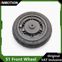 10 Inch Front Wheel for Inmotion S1 Smart Electric Scooter Original 10x2.50- 6.5 Inflatable Front Wheel Assembly Tire Accessory