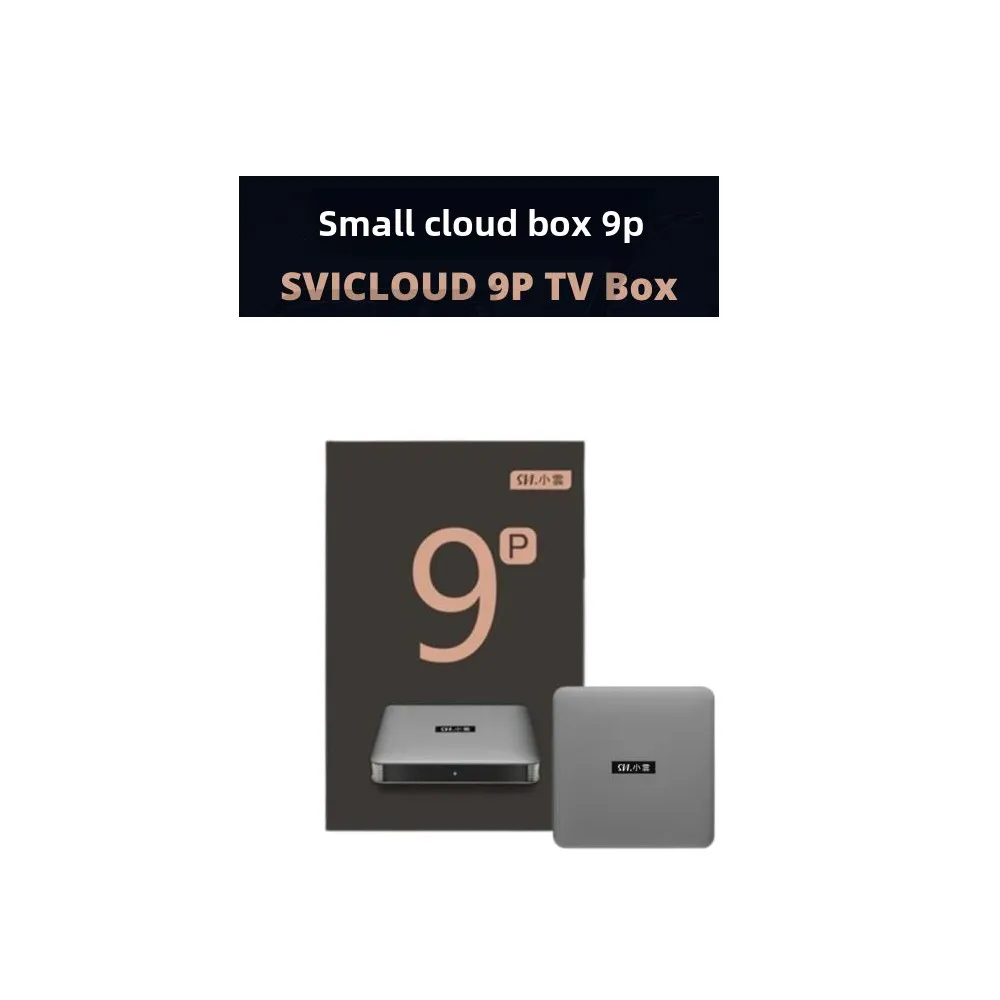 SVICLOUD Xiaoyun 9P+ TV box Smart TV Box Android 12.0 Dual band WiFi 2.4G+5.0G 2T2R 4GB 64GB 4K BT5.0 Set Top Box Mediaspeler