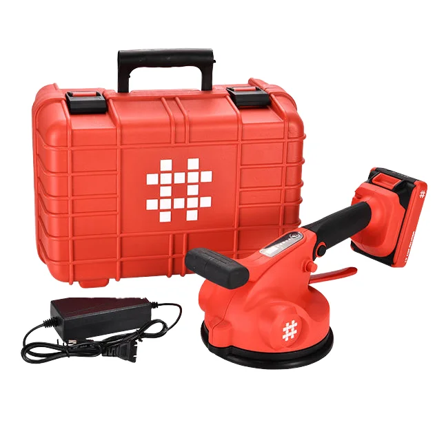 9392 Electric Large Floor Tile Leveling Machine Industrial Marble Tiling Vibrator Suction Cup Adsorption Lock Tile