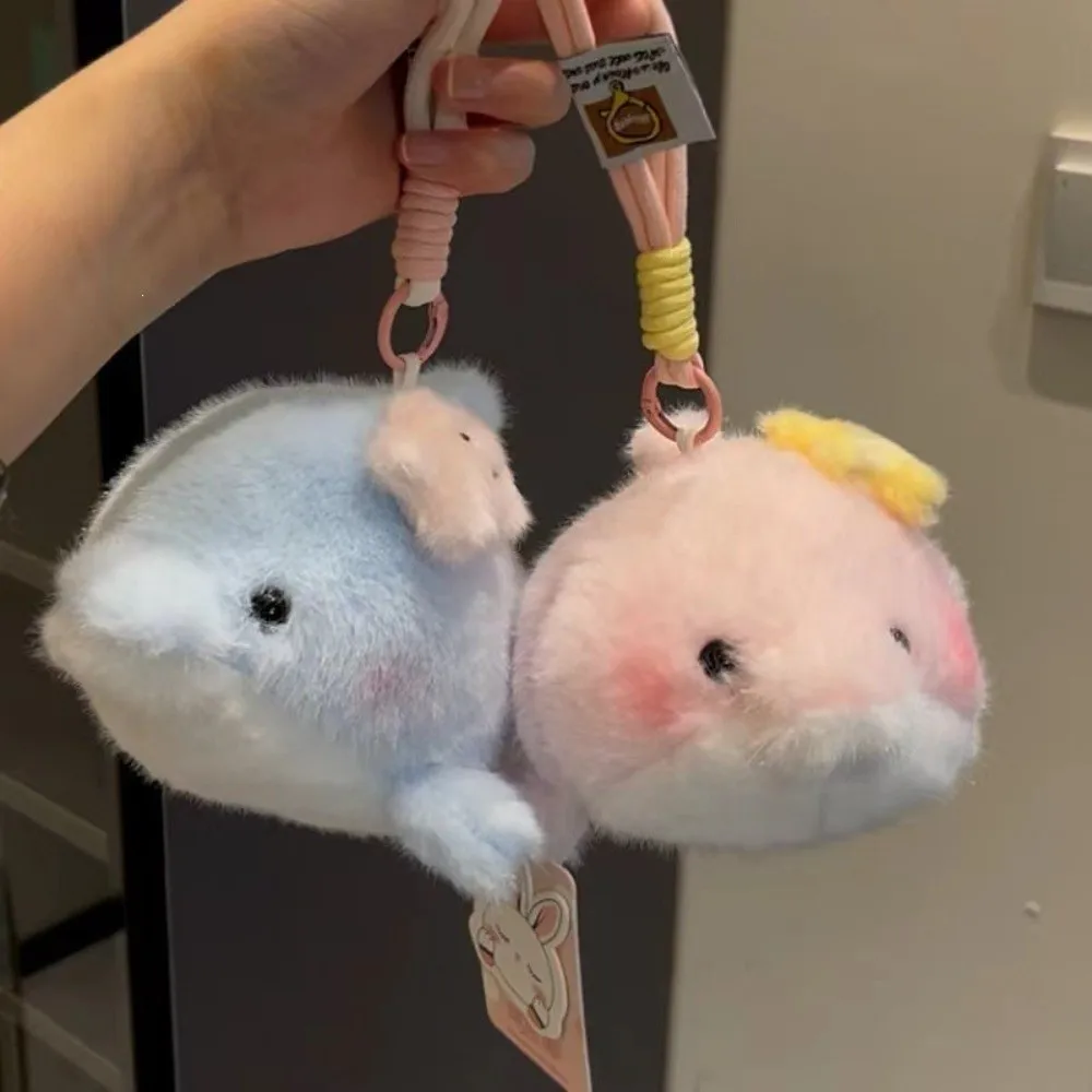 Soft Fluffy Seal Plush Pendant Small Plushie Pink Dolphin Dolphin Plush Keychain Cartoon Stuffed Seal Stuffed Doll Birthday Gift