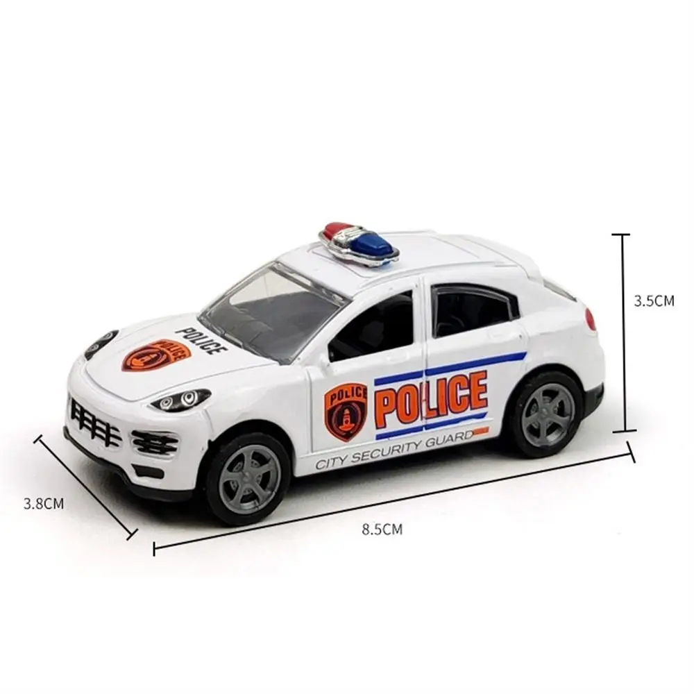 Vehículos de juguete de policía, coche de simulación, modelo de coche extraíble, fundido a presión, colección de coches de Metal, regalo